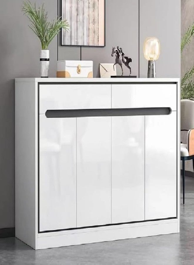 صن بيرد ملصقات أثاث من الفينيل اللامع ذاتي اللصق من صن بيرد، ورق لاصق صلب قابل للتقشير واللصق، ورق حائط لامع مقاوم للماء (ورق لاصق أبيض، 30 سم × 8 قدم) - Image 2